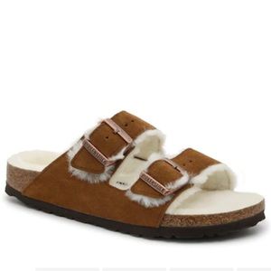 Shearling Birkenstocks